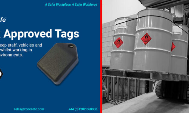 Proximity warning alert specialist, ZoneSafe, launches wearable tag approved for ATEX zone 2/22 environments